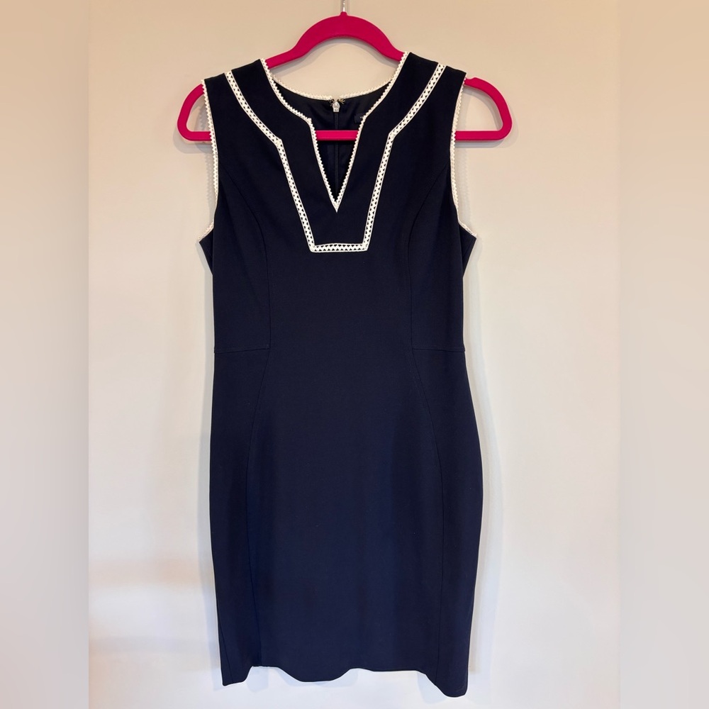 Tommy Hilfiger Navy Sleeveless Dress - Business Professional - Size 8